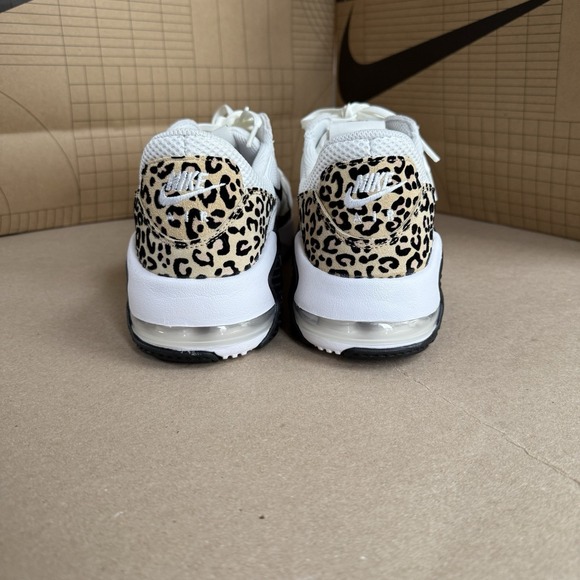Nike Women's Air Max Excee LEOPARD - HQ2115 100 - White / Black Size Women's 11 - Picture 7 of 9